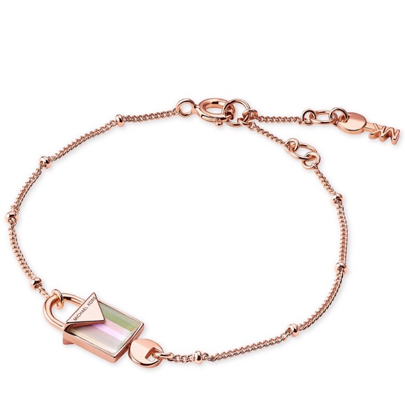 Michael Kors Jewelry - Michael Kors Semi-Precious Rose Gold Bracelet